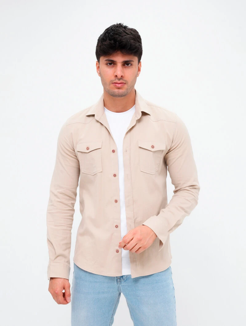 Chemise regular unie